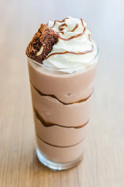 Chocolate smoothies — Stock Photo, Image