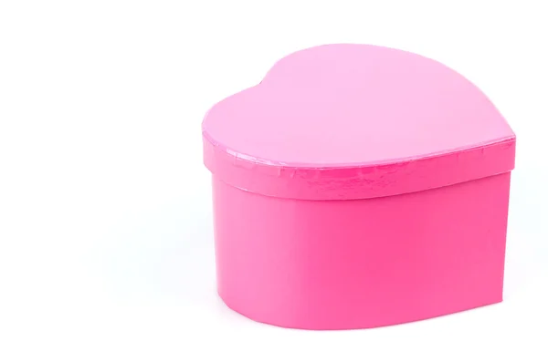 ピンクのハート ボックス — ストック写真