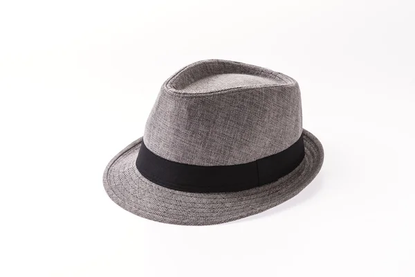Szary kapelusz — Zdjęcie stockowe