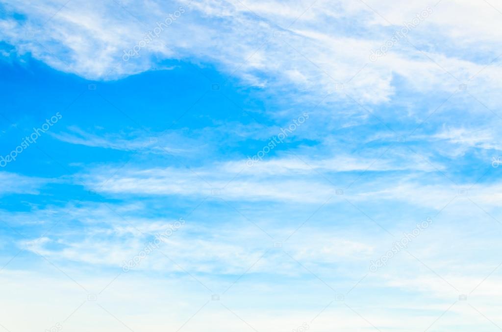 Clouds on blue sky