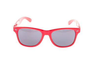 güneş gözlüğü gözlük üzerine beyaz izole