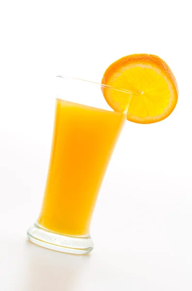 Orange juice glass — Stock Photo, Image