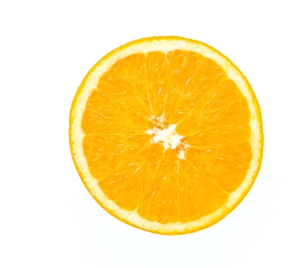 Orange isolerad på vitt — Stockfoto