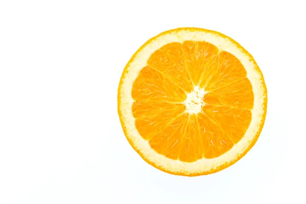 Naranja aislado sobre blanco —  Fotos de Stock