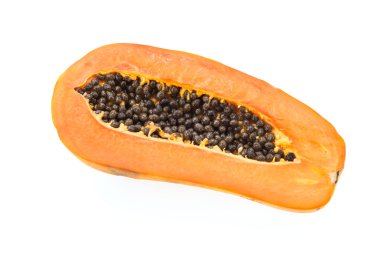 beyaz izole papaya
