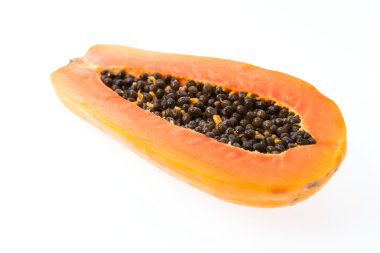 beyaz izole papaya