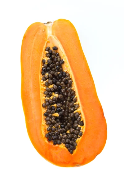 Papaya fruit on white background — Stock Photo © mrsiraphol #110955716