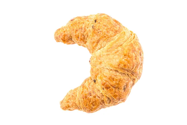 Croissant isolato su bianco — Foto Stock