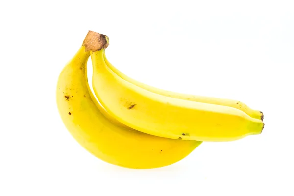 Banana isolada sobre branco — Fotografia de Stock