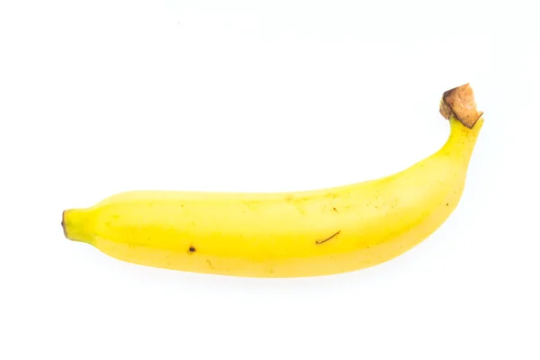 Banana isolada sobre branco — Fotografia de Stock