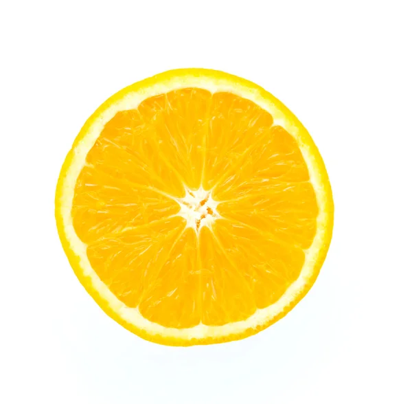 Naranja aislado sobre blanco —  Fotos de Stock