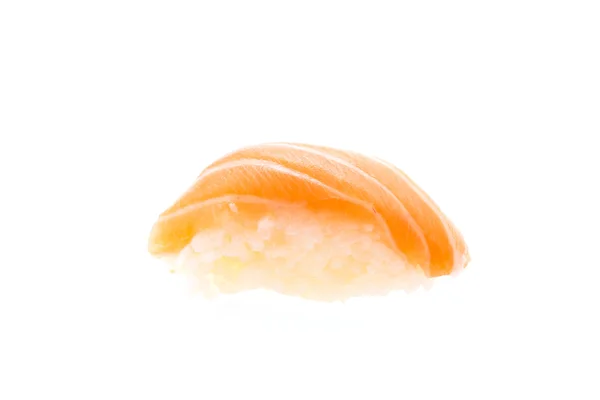 Sushi de salmón aislado en blanco — Foto de Stock
