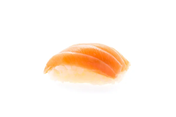 Salmon sushi isolated on white — Stock Photo, Image