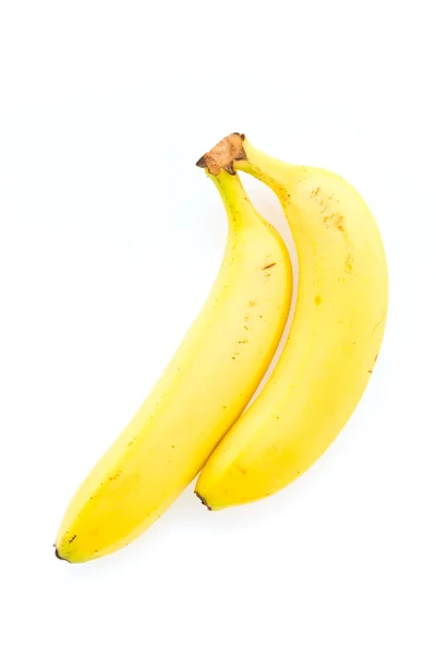 Banana isolada sobre branco — Fotografia de Stock