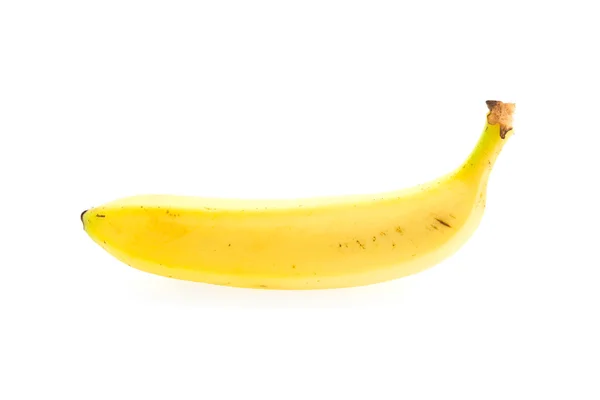 Banana isolada sobre branco — Fotografia de Stock