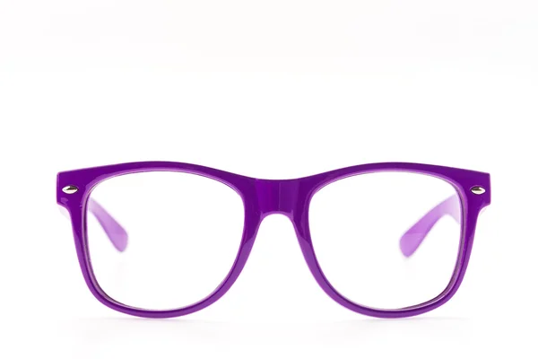 Óculos coloridos isolados em branco — Fotografia de Stock