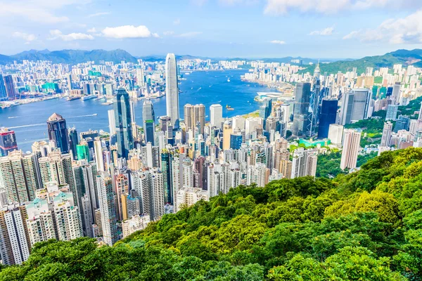 Scene of the Victoria Harbour — Stock Photo, Image