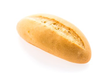 Ekmek beyazda izole