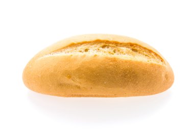 Ekmek beyazda izole