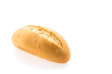 Ekmek beyazda izole
