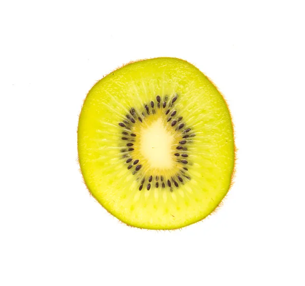 Kiwi izolat pe alb — Fotografie, imagine de stoc