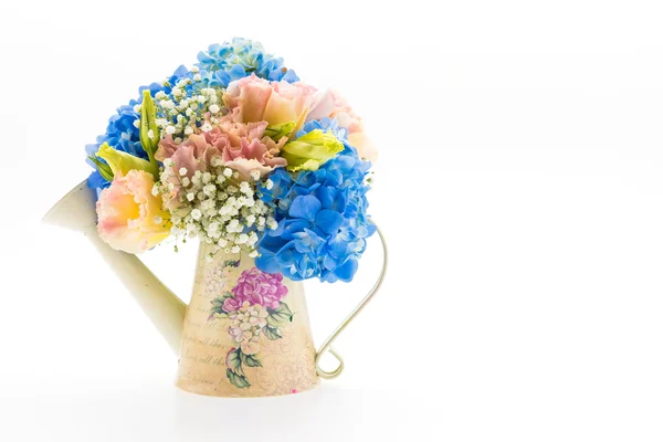 Strauß Blume Hortensie isoliert auf weiß — Stockfoto