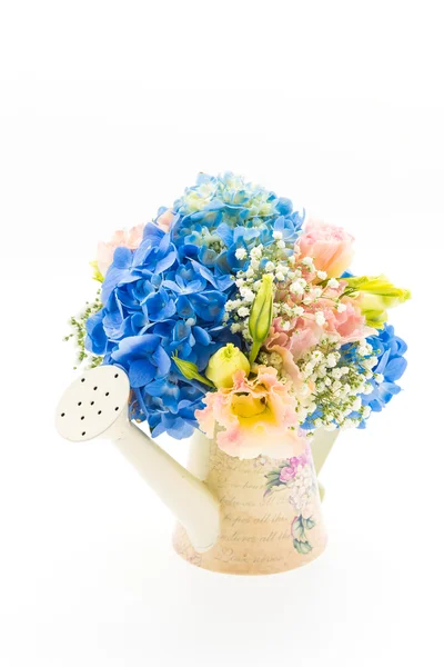 Boeket bloem hortensia geïsoleerd op wit — Stockfoto