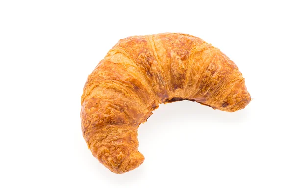 Croissant isolerad på vit — Stockfoto