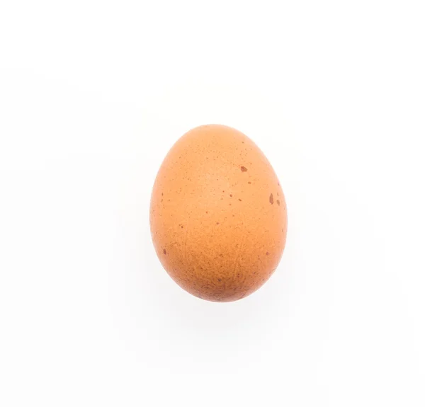 Fehéren izolált tojások — Stock Fotó