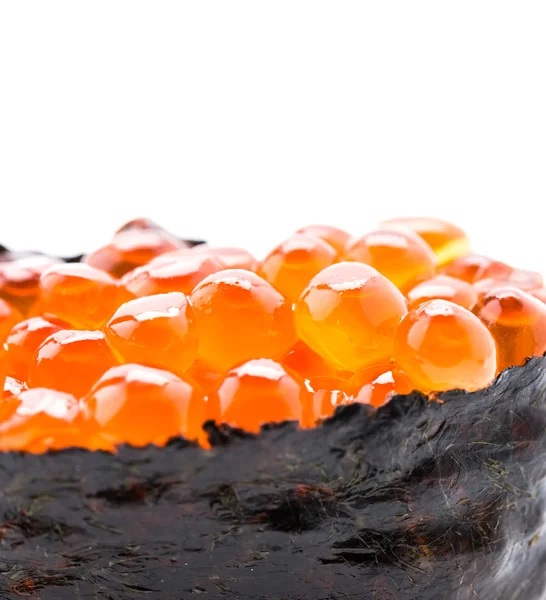 Jaja łososia sushi — Zdjęcie stockowe
