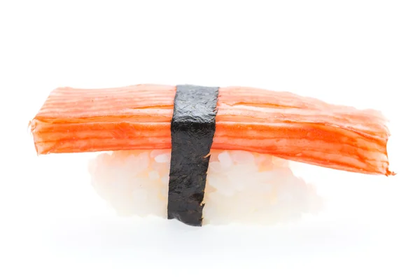 Sushi kepiting tongkat terisolasi pada putih — Stok Foto