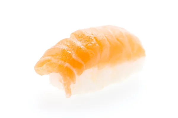 Sushi de salmão isolado em branco — Fotografia de Stock