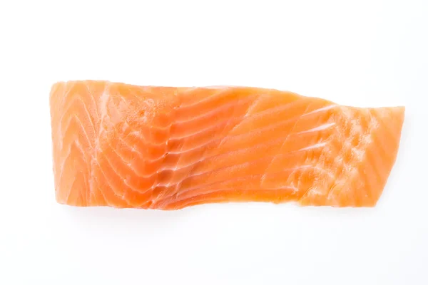 Carne de salmón aislada sobre blanco —  Fotos de Stock