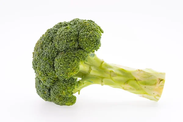 Broccoli isolerad på vitt — Stockfoto