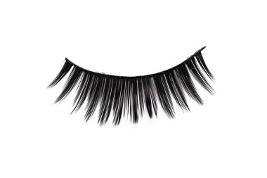 kirpik üzerinde beyaz izole