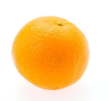 Beyaz üzerine izole edilmiş turuncu
