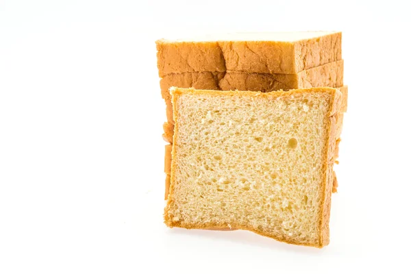 ขนมปังแยกบนสีขาว — ภาพถ่ายสต็อก