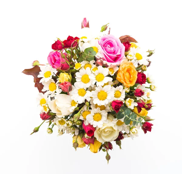 Flower bouquet isolated on white — Stock Photo, Image