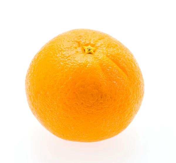 Orange isolerad på vitt — Stockfoto