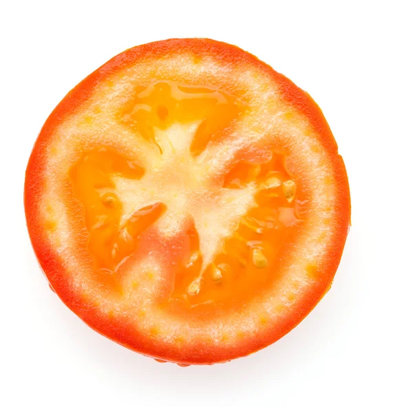 Tomate isoliert auf weiß — Stockfoto