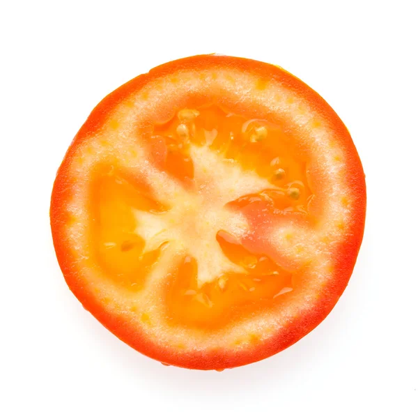 Tomate isolado em branco — Fotografia de Stock