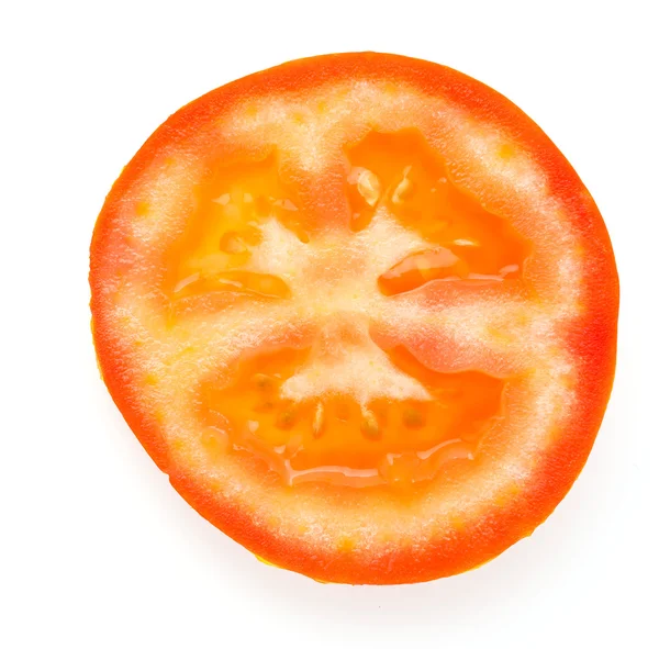 Tomate isolado em branco — Fotografia de Stock