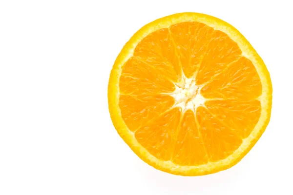 Arancione isolato su bianco — Foto Stock