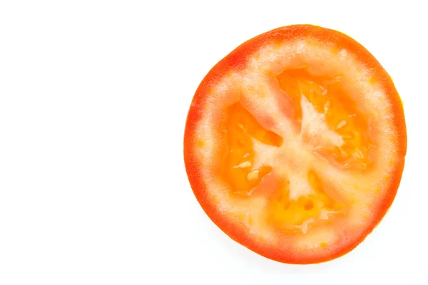 Tomate isoliert auf weiß — Stockfoto