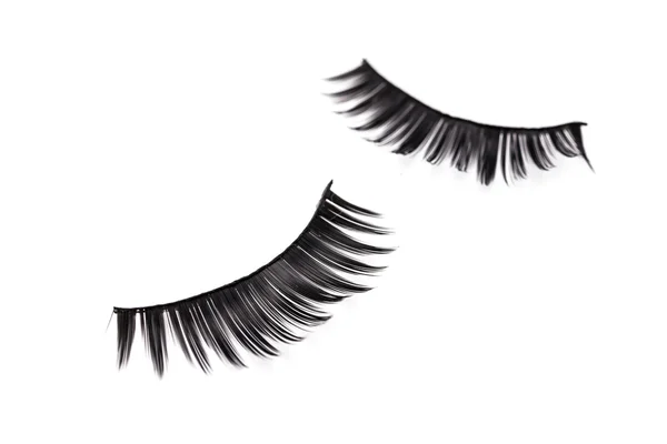 Black eyelashes — Stock Photo, Image