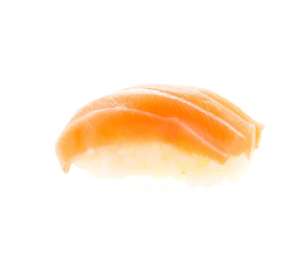 Salmon sushi isolated on white — Stock Photo, Image