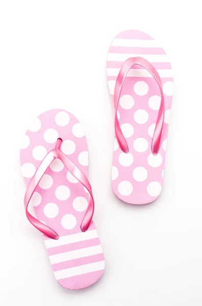 Flip flop fashion plastic shoes — Stock Photo, Image