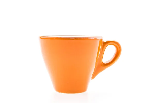 Orangefarbene Tasse — Stockfoto