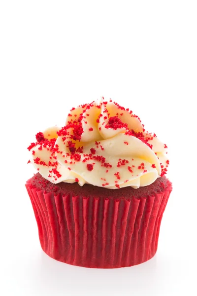 Cupcake di velluto rosso — Foto Stock