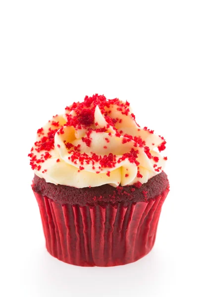 Cupcake di velluto rosso — Foto Stock